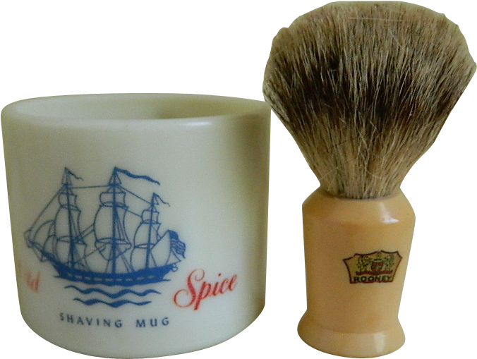 Old Spice Shaving Mug - Shave Brush Clipart (675x675), Png Download