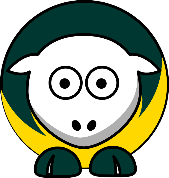 Oakland Cliparts - Green Bay Packers Clipart - Png Download (564x594), Png Download