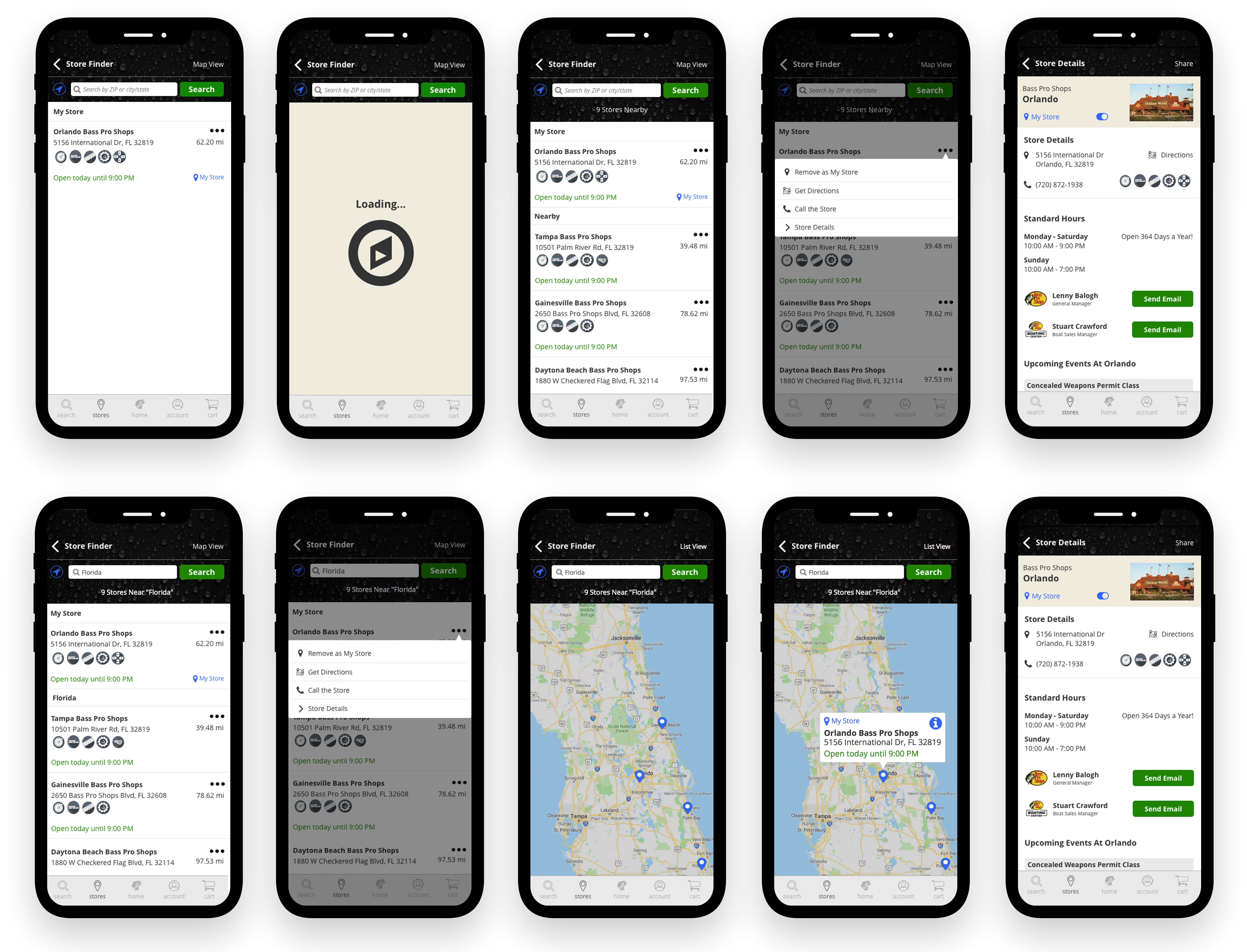 Store Finder Screens - Iphone Clipart (7732x5930), Png Download