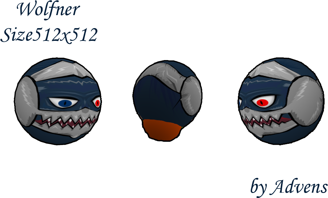 [tex]new Wolf Head - Engelsrufer Clipart (1280x720), Png Download