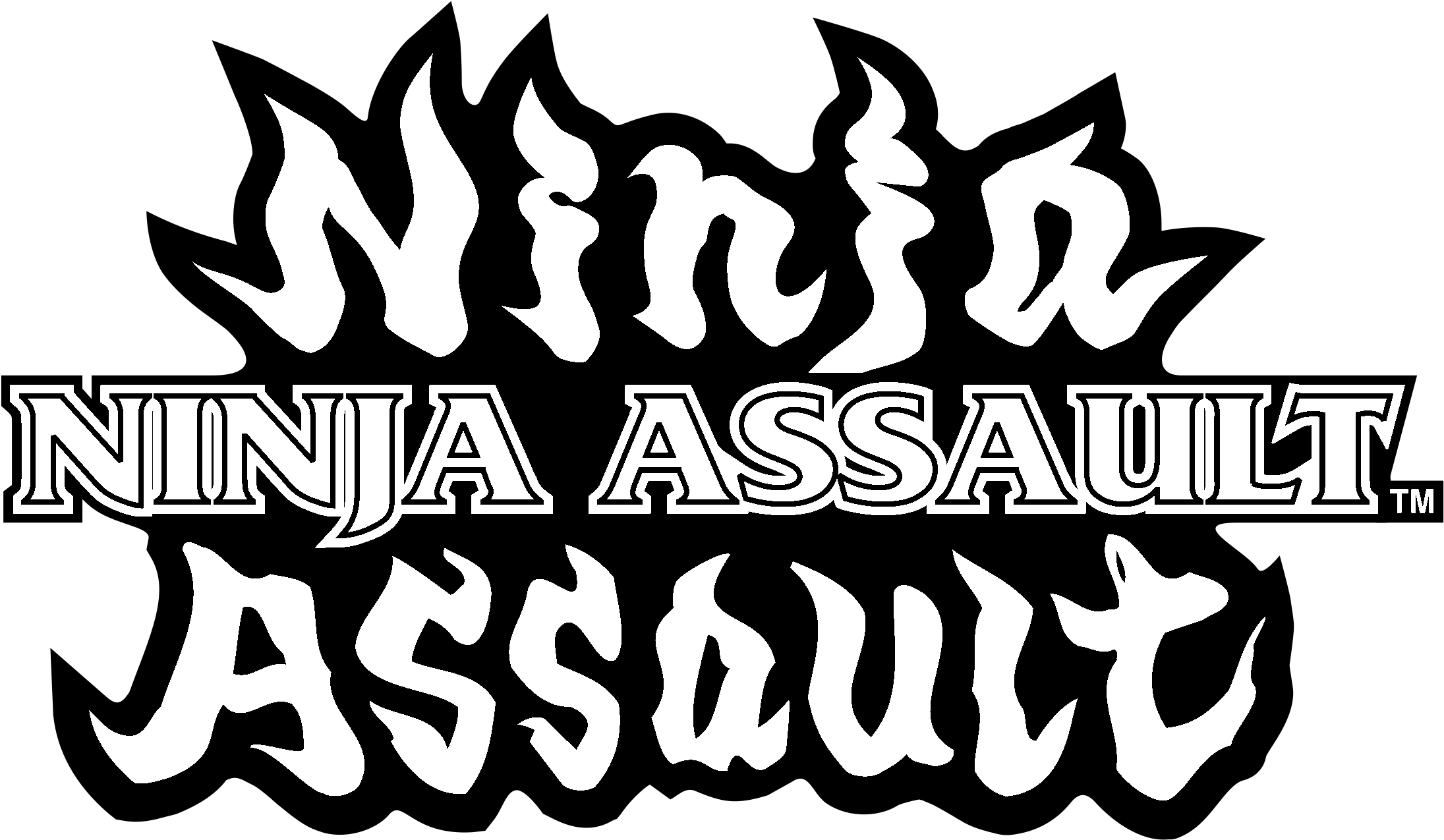 Ninja Assault Logo Black And White - Ninja Clipart (2400x2400), Png Download
