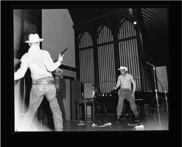 May 1960 Howard University Talent Show - Monochrome Clipart (1069x500), Png Download