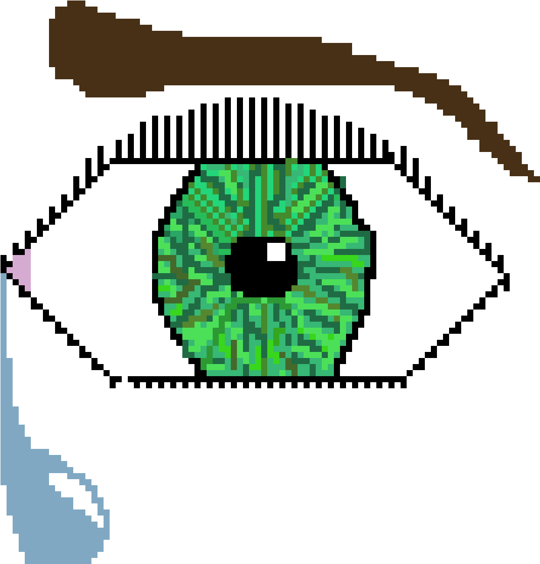 Aiyana's Drawing Of Sad Eye - Circle Clipart (1069x1117), Png Download