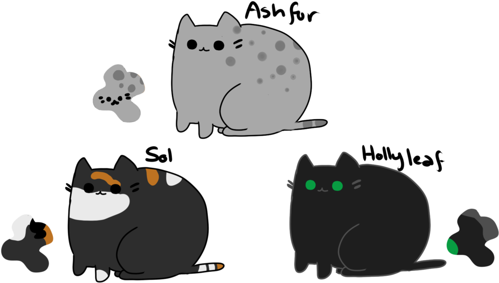 Warrior Cats Pusheen Clipart (1024x683), Png Download