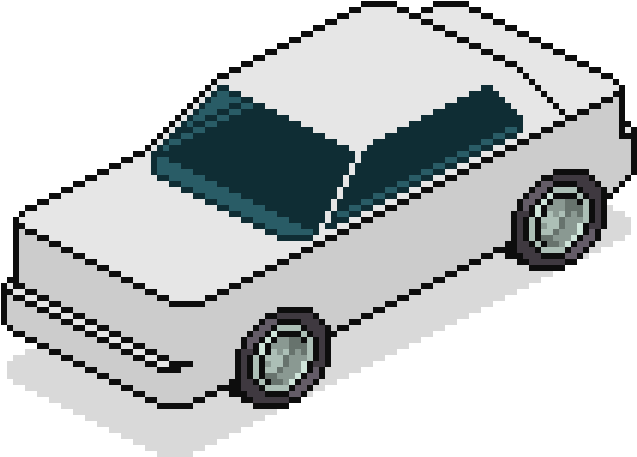 36-details - Pixel Car Png Clipart (700x550), Png Download