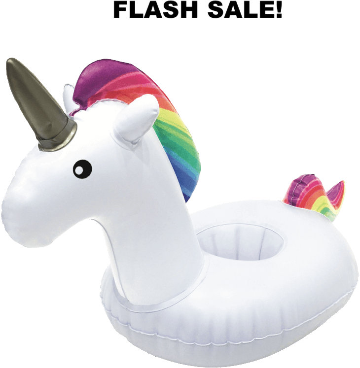 *flash Sale* Mini Unicorn Cupholder - Unicorn Cup Holder Float Clipart (1024x1024), Png Download