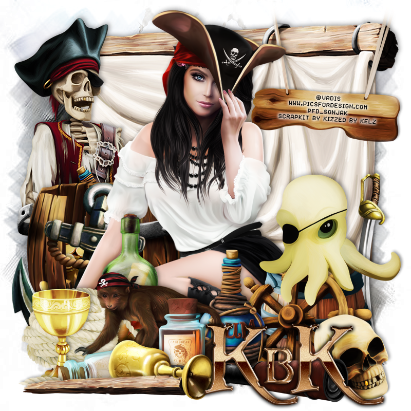 This Tag Is Made Using The Ptu/pu Kit Called Captain - Cartoon Clipart (800x800), Png Download