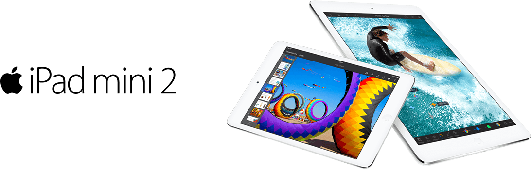 Ipad Mini With Retina Display - Ipad Air Clipart (1140x460), Png Download
