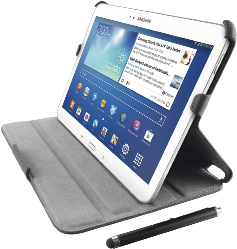 Trust Stile Fol - Tablet Hoes 10.1 Inch Clipart (860x859), Png Download