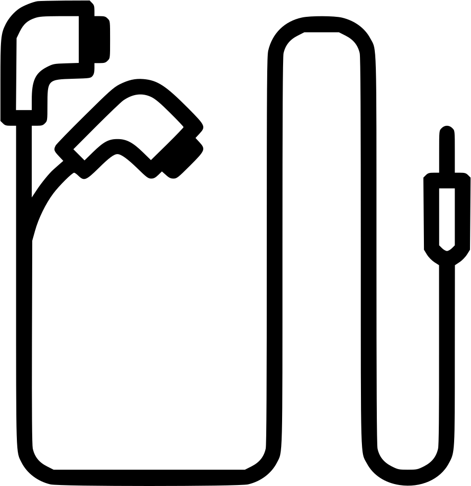 Earphones Earpiece Headphones Headsets Sound Music - Handsfree Vector Clipart (950x981), Png Download