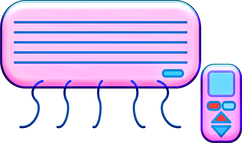 Air Conditioner Fan Cool Air Cooling Wind - Air Conditioner Panel Clipart - Png Download (960x566), Png Download