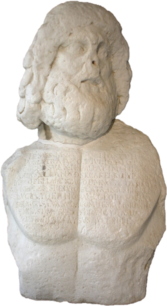Asclepio Colossale, Castello Maniace, Siracusa - Bust Clipart (704x1125), Png Download