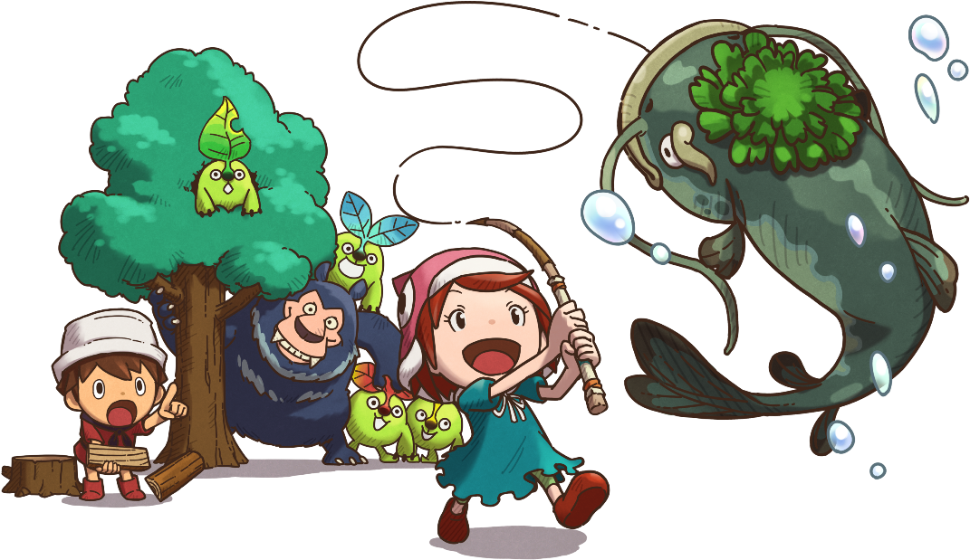 Fantasy Life Art - Fantasy Life Fish Clipart (1110x691), Png Download