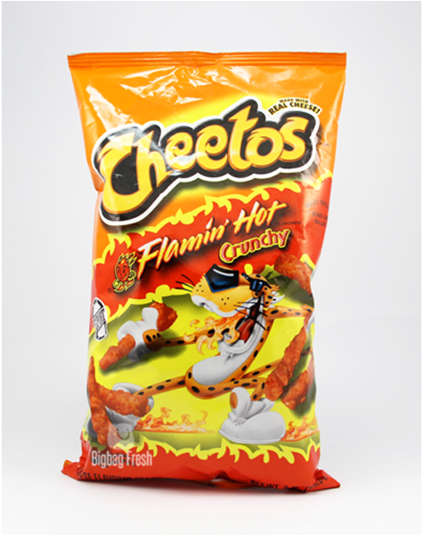Cheetos Flamin Crunchy Cheese Flavored G Bigbag - Cheetos Flamin Hot Philippines Clipart (600x600), Png Download