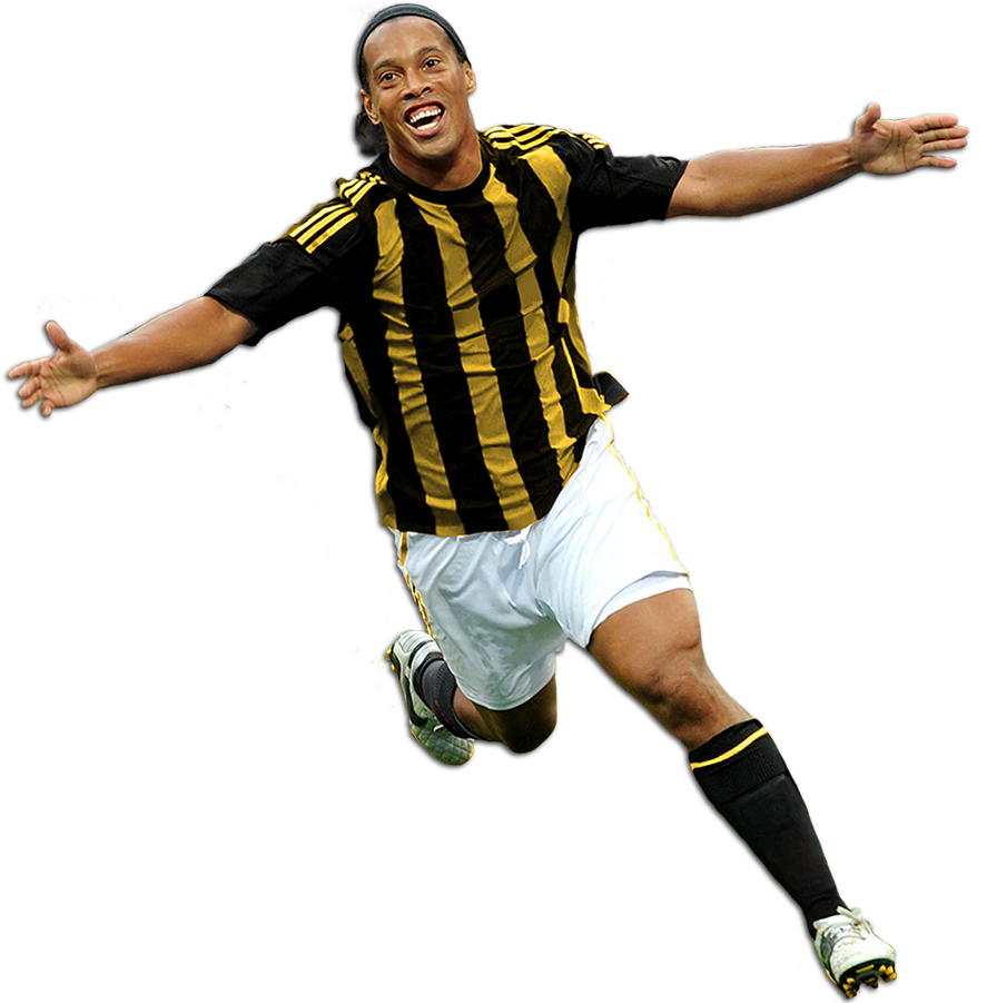 Ronaldo De Assis Moreira - Player Clipart (1350x900), Png Download