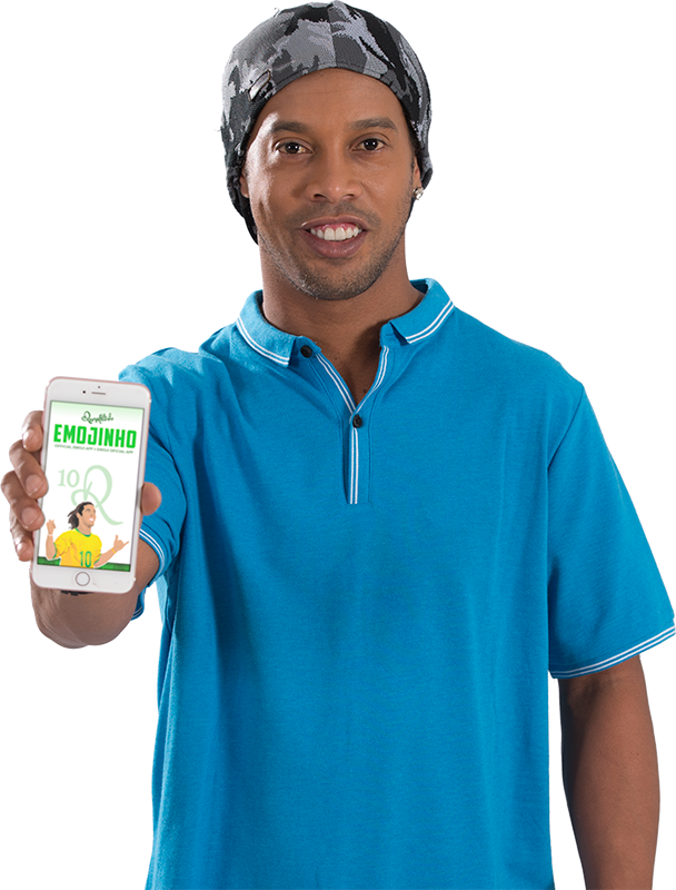Ronaldinho - Ronaldinho Emoji Clipart (608x800), Png Download
