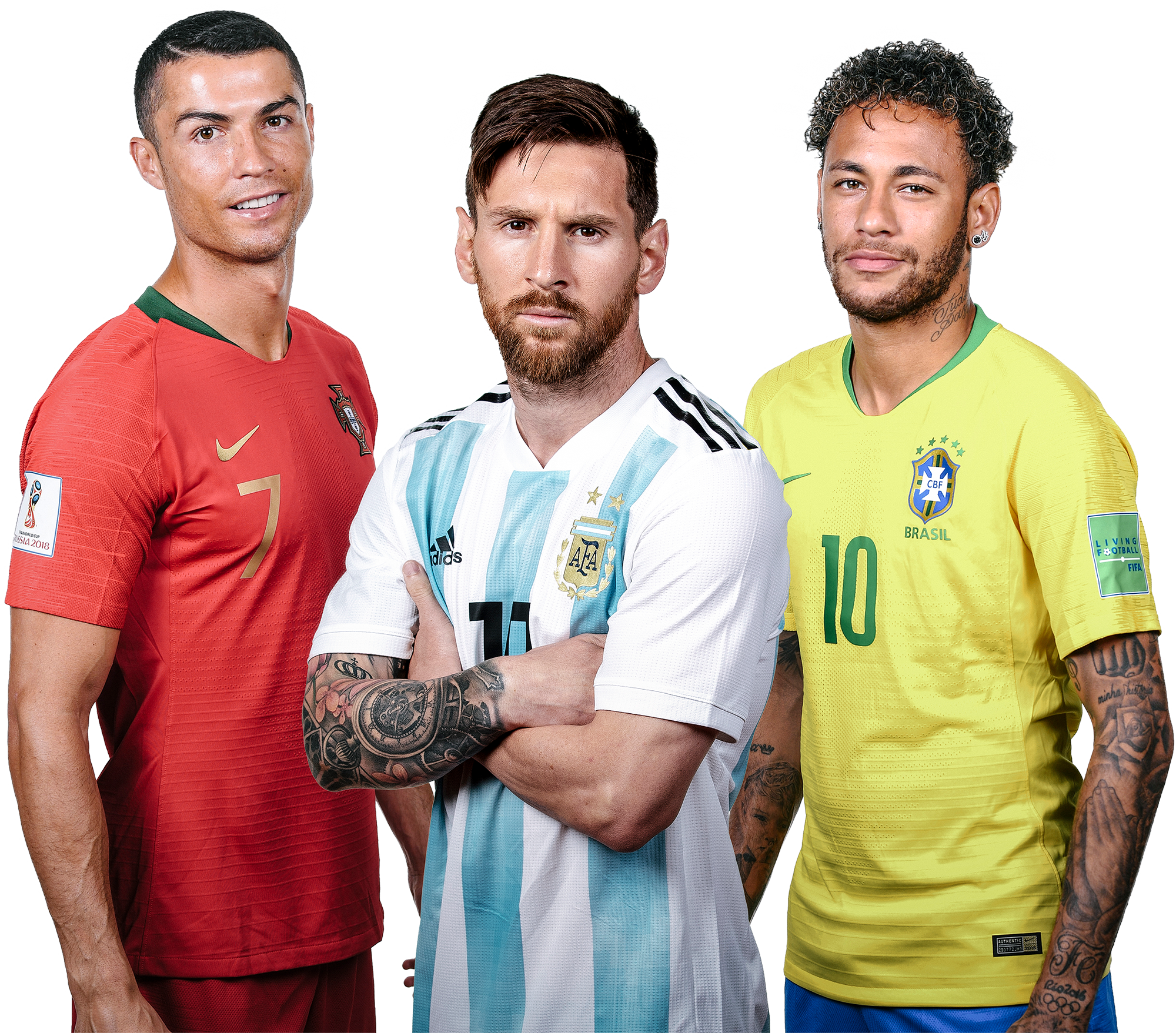 Cristiano Ronaldo, Lionel Messi & Neymar Render - Ronaldo Portugal Vs M...