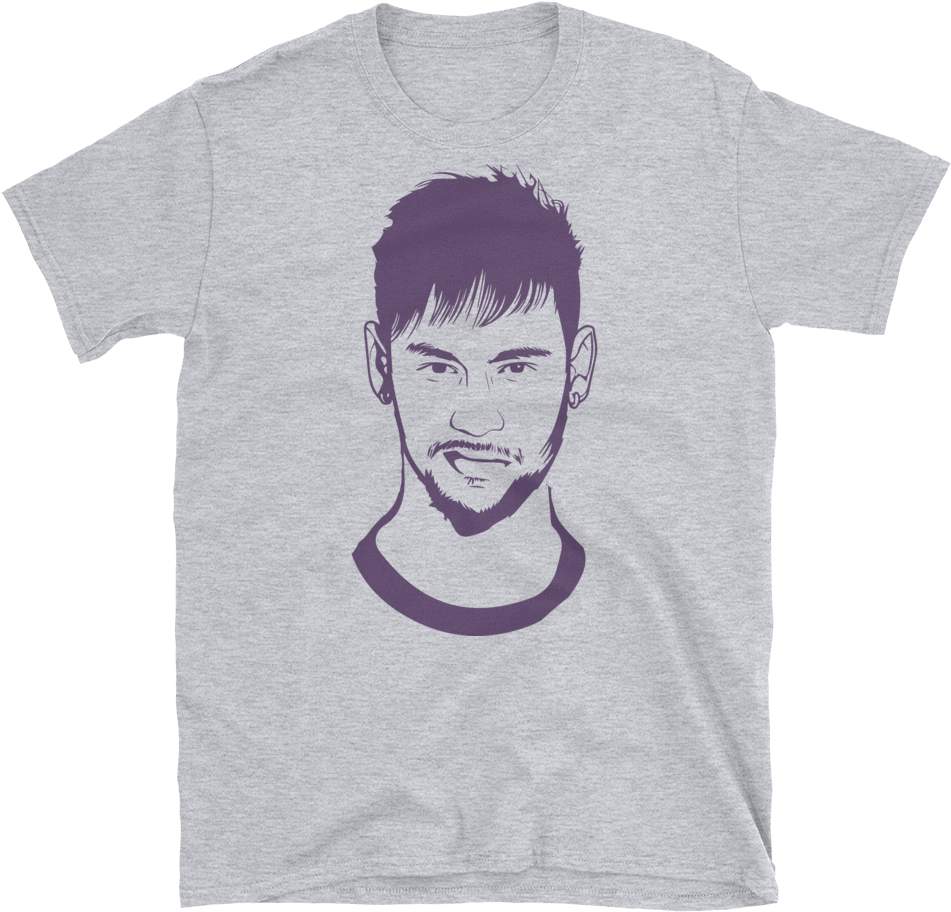 Neymar-jr - T-shirt Clipart (1000x1000), Png Download