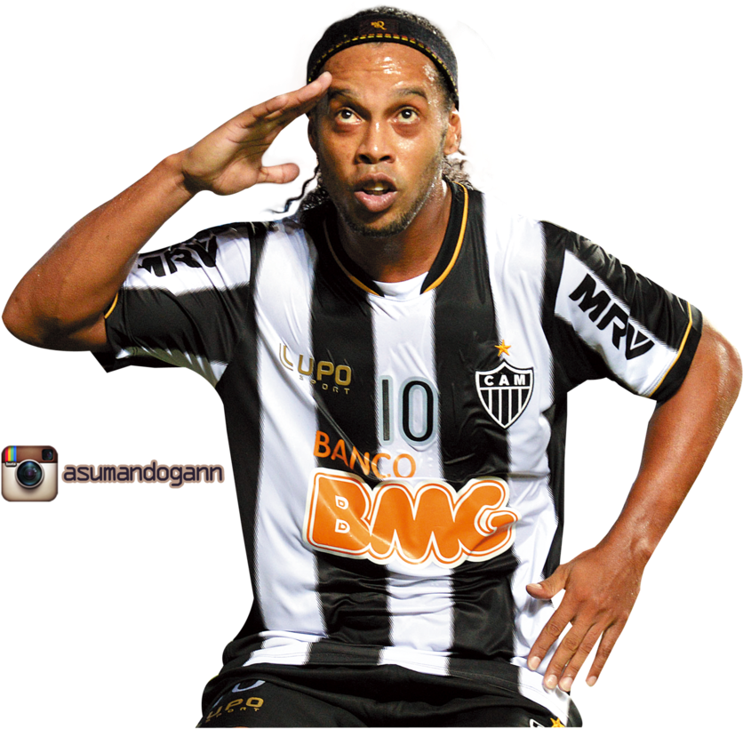 Yükle - Ronaldinho Clipart (894x894), Png Download