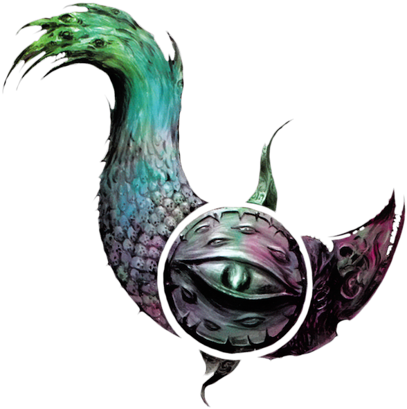 47040572 - >> - Mark Of Tzeentch Clipart (600x609), Png Download