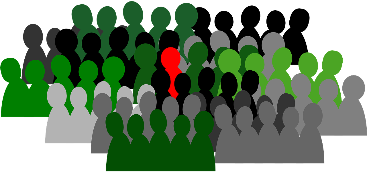 Target Audience - Crowd Clipart Transparent Background - Png Download (1280x640), Png Download