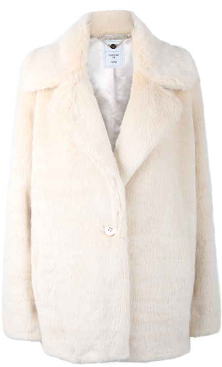 White Fur Coat Transparent Clipart (900x900), Png Download