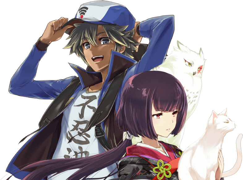 Picture Of Me And Kuzuha - Shikigami Girl Anime Clipart (786x583), Png Download