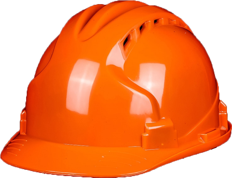 Objectsafety Helmet/ - Orange Safety Helmet Clipart (800x800), Png Download