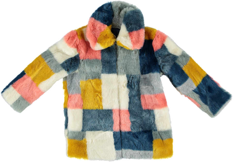 Stella Mccartney Kids Abbie Fake Fur Coat Square - Stella Mccartney Kids Abbie Coat Clipart (960x720), Png Download