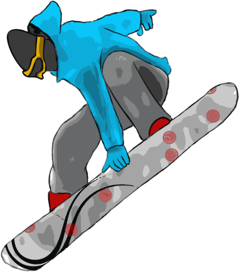 Snowboarding Clipart (900x861), Png Download