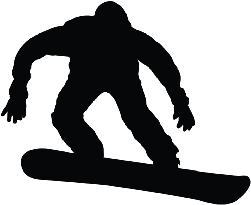 Snowboarderblack5 - Snowboarding Clipart (600x600), Png Download