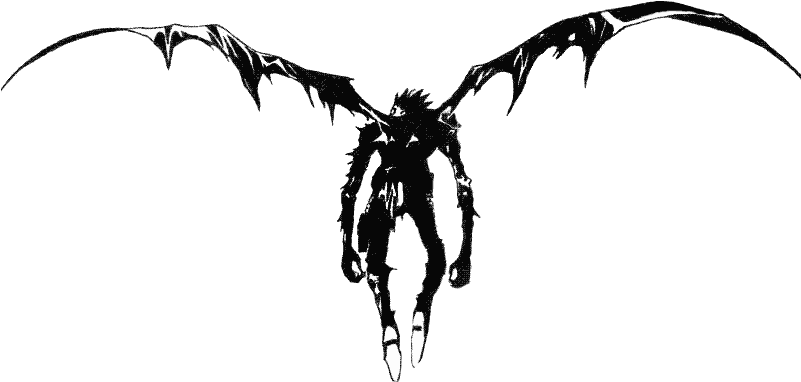 Transparent Ryuk - Death Note Ryuk Png Clipart (800x477), Png Download