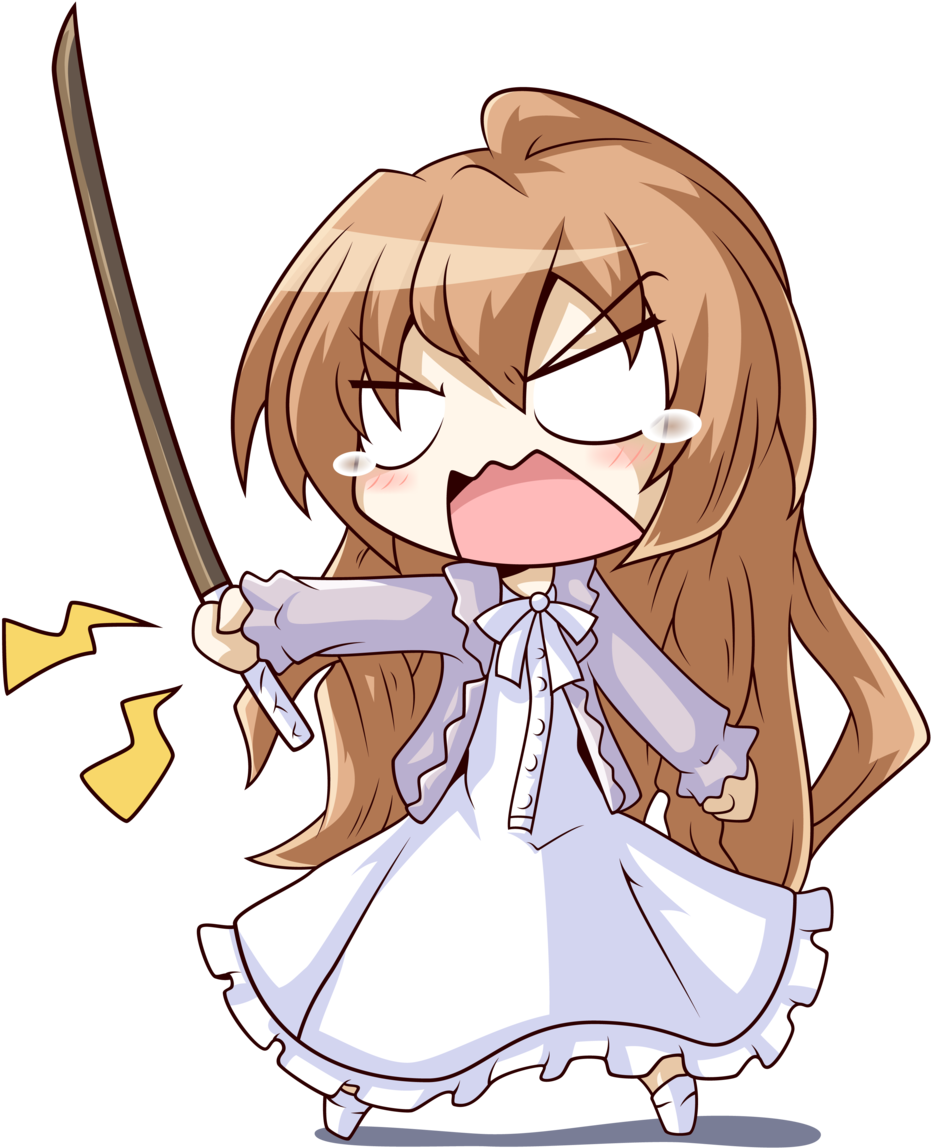 54 Images About ⋇⋆✦⋆⋇taiga⋇⋆✦⋆⋇ On We Heart It - Taiga Aisaka Transparent Gif Clipart (1280x1280), Png Download