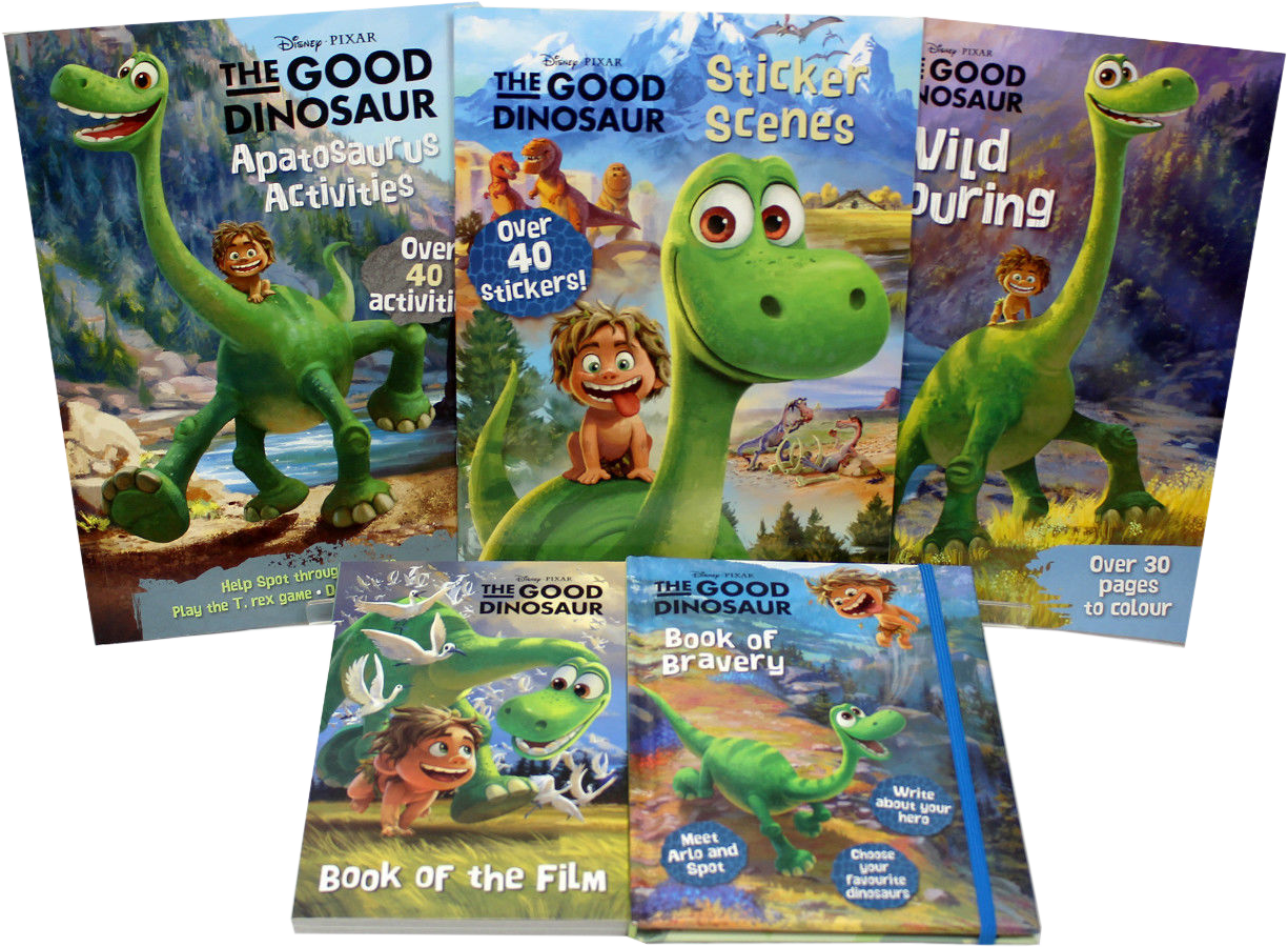 Disney Pixar The Good Dinosaur Apatosaurus Activities - Cartoon Clipart (1225x900), Png Download