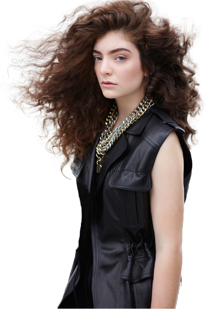 Lorde Elle 2014 Photoshoot02 - Lorde Yellow Flicker Beat Album Cover Clipart (800x1096), Png Download