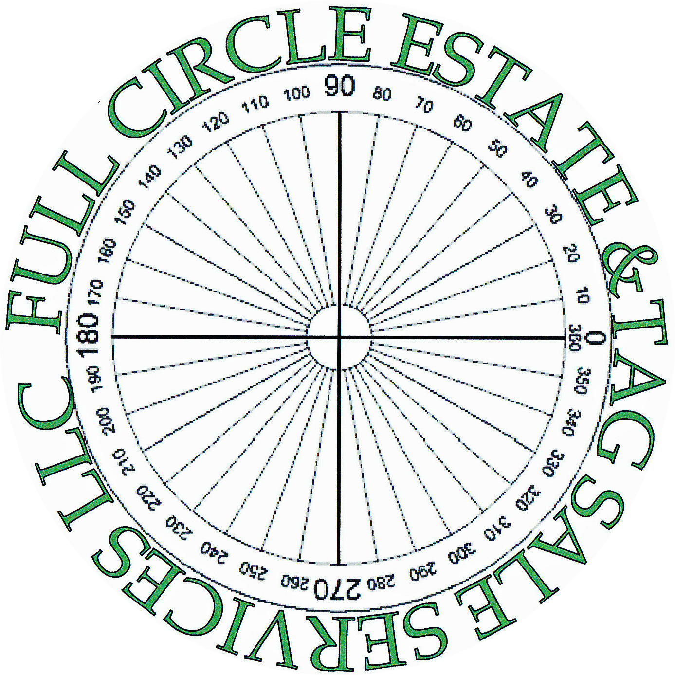 Full Circle Estate & Tag Sale Services Llc Clipart (1387x1387), Png Download