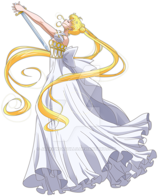 She Is One Of The Clumsiest And Funniest Characters - Sailor Moon Crystal Serenity Clipart (600x698), Png Download
