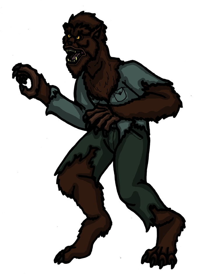 Wolfman Png - Wolf Man Png Transparent Clipart (700x961), Png Download