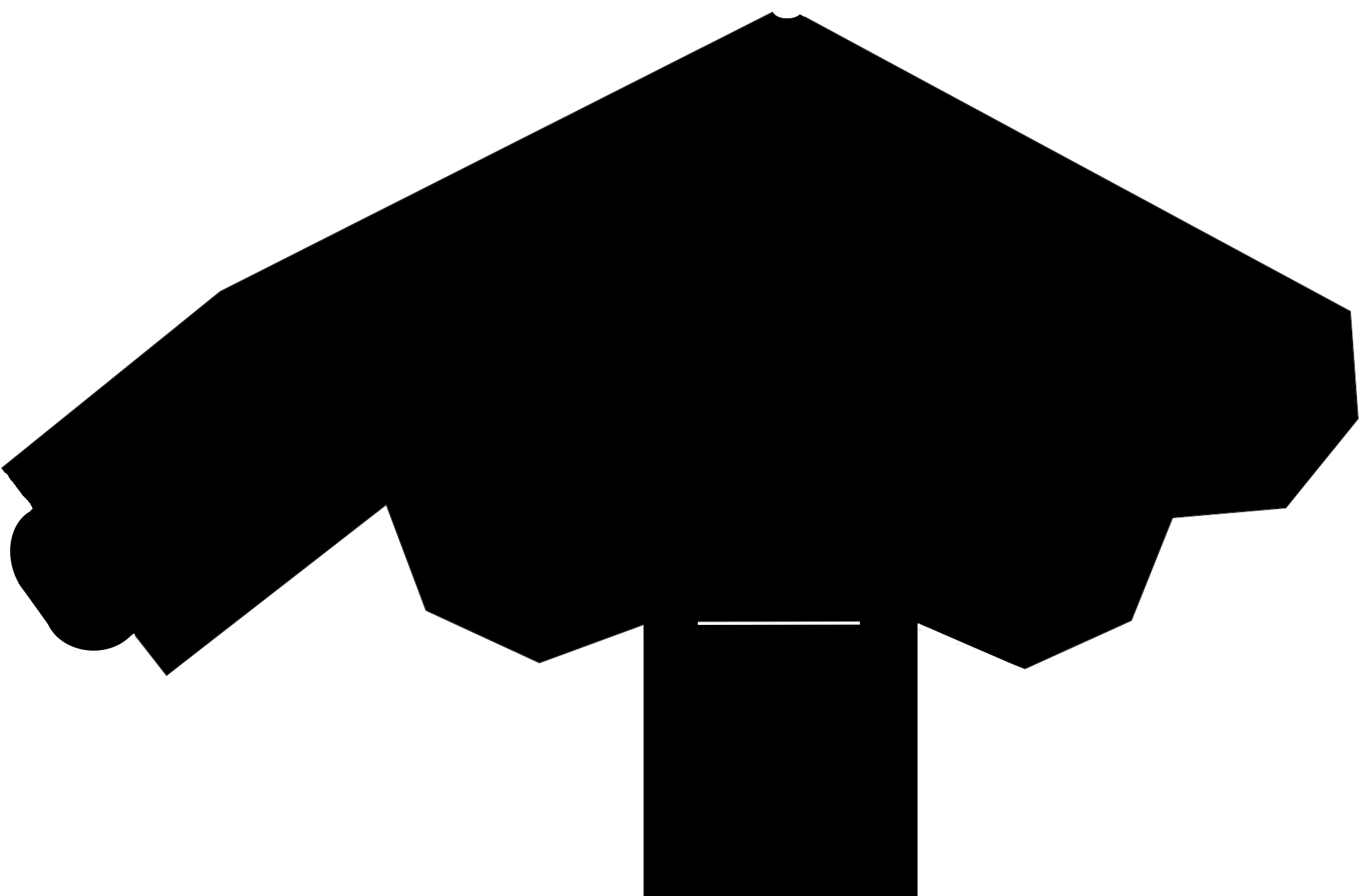 Png File - Umbrella Clipart (2030x1379), Png Download