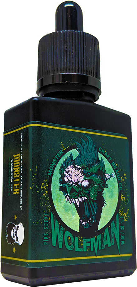Wolfman Beard Oil By Monster - Fern Clipart (440x922), Png Download