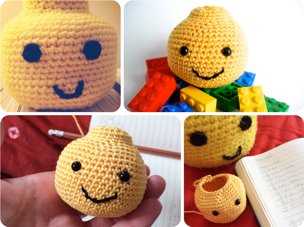 Love Legos Try This Lego Head By Vicki Brown Designs - Lego Crochet Clipart (1024x768), Png Download