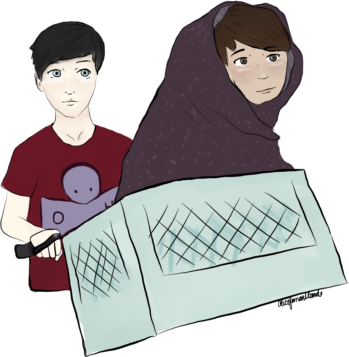 Amazingphil Transparent Doodle Google - Cartoon Clipart (1280x1531), Png Download