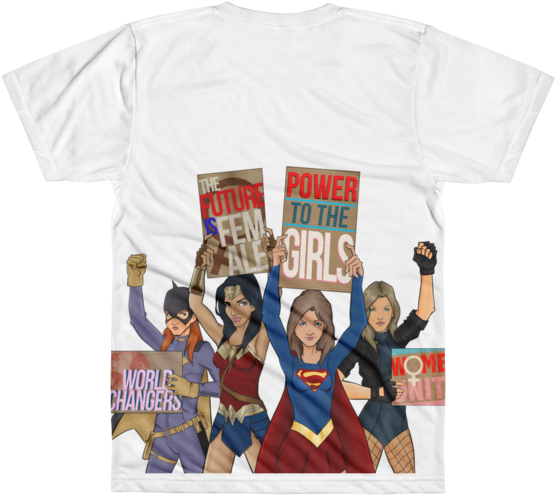 United With You Sublimation Shirt - Superhero Clipart (600x600), Png Download