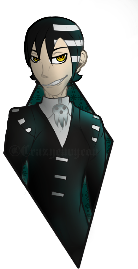 Death The Kid - Cartoon Clipart (534x951), Png Download