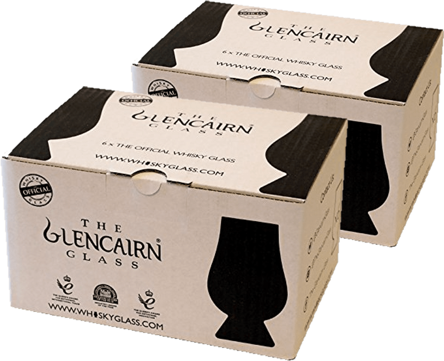 2 Glencairn Glass Boxes - Carton Clipart (1000x1000), Png Download
