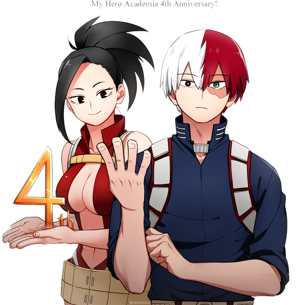 Shoto Todoroki - Cartoon Clipart (2027x1080), Png Download