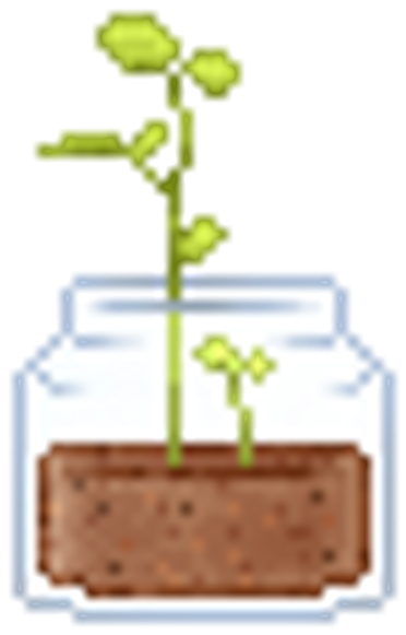 #plant #green #earth #universe #kawaii #goth #aesthetic - Jar Pixel Clipart (480x600), Png Download