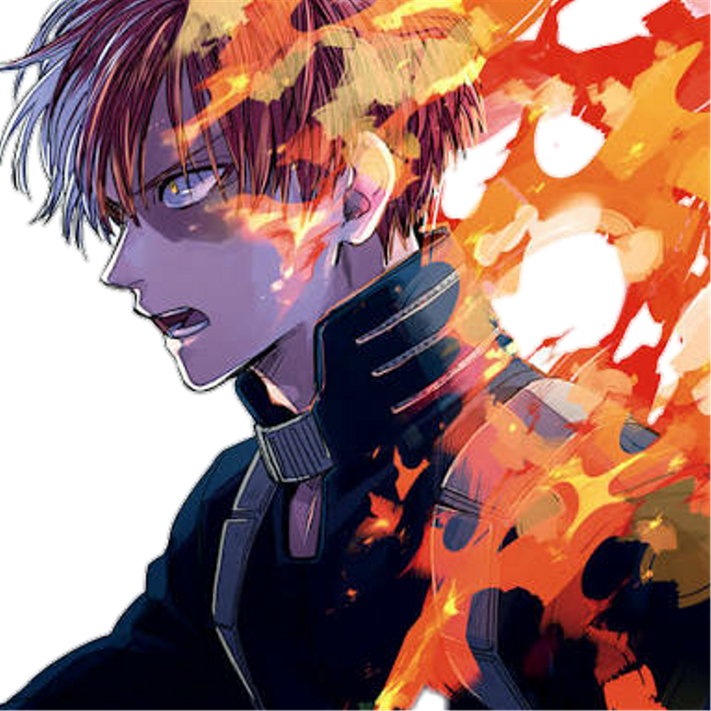 Todoroki Anime Boku No Hero Academia - Boku No Hero Academia Shôto Todoroki Clipart (1024x1024), Png Download