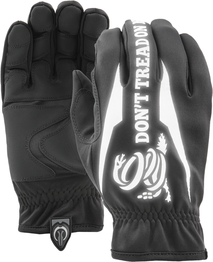 Don't Tread On Me Reflective Gloves - Don't Tread On Me -usa Clipart (834x1025), Png Download