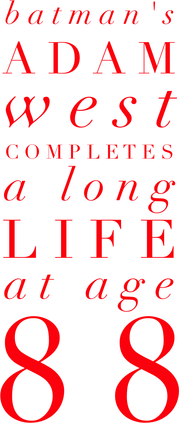 Batman Dies Adam West - Haute Time Clipart (716x1591), Png Download